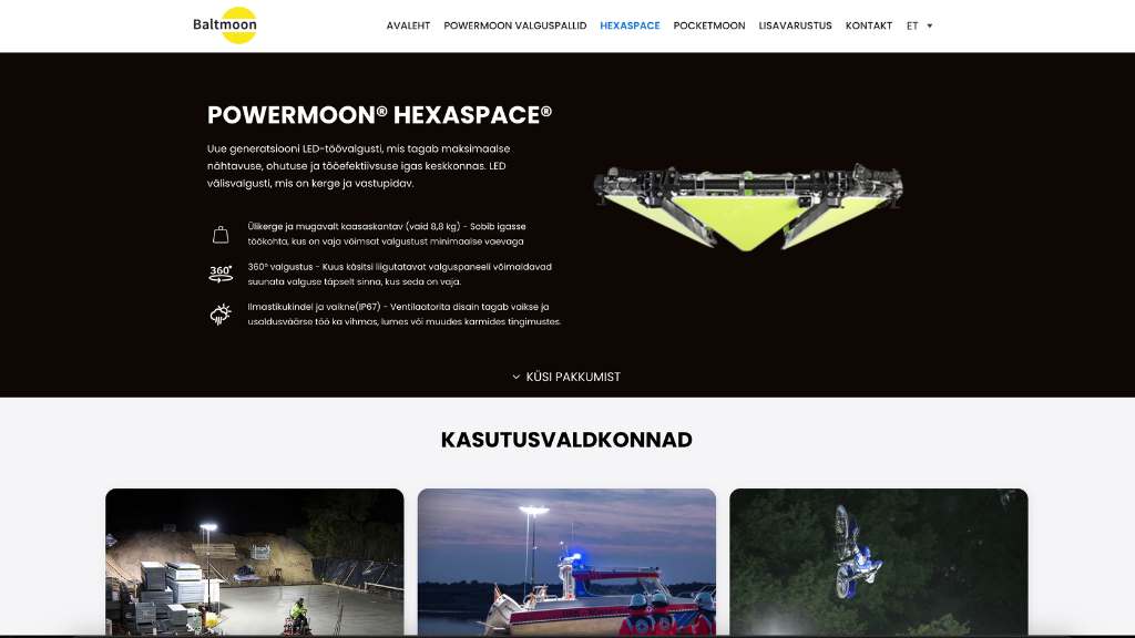 baltmoon.eu baltmoon.eu veebilehe arendus